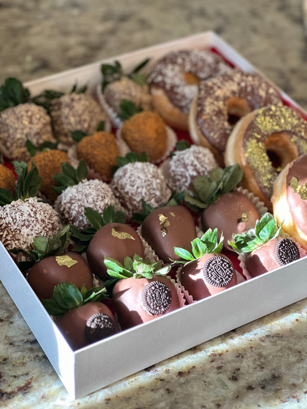 Strawberries & Donuts Box