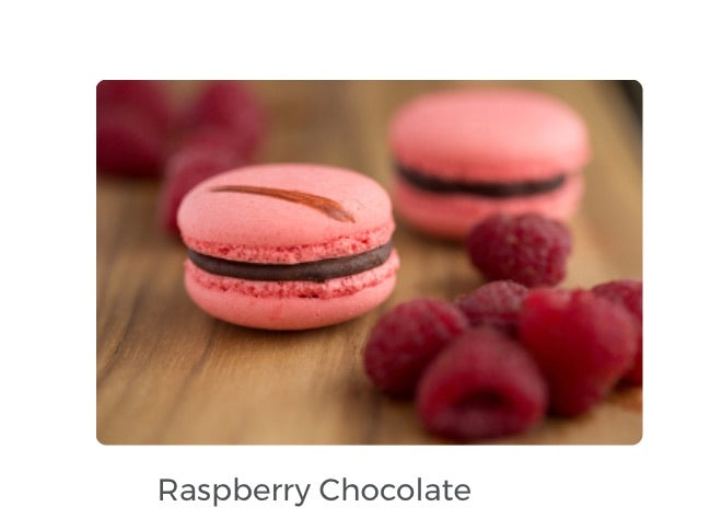 Raspberry Macarons